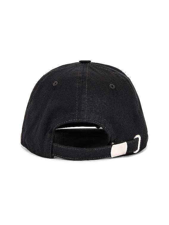 Raf Simons Devotion Cotton Cap in Black | FWRD