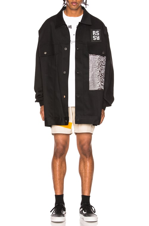 Raf Simons Denim Jacket in Black | FWRD