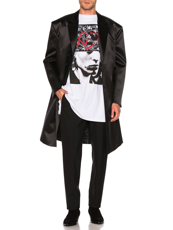 Raf Simons 6 Balls Classic Trench Coat in Black | FWRD