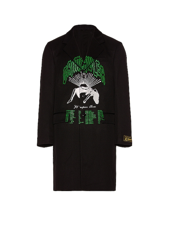 Raf Simons Grimcrawler Coat in Black | FWRD