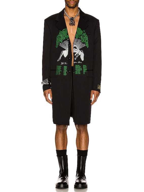 【超特価】 Grimcrawler Simons Raf Coat FWRD | Black in ジャケット・アウター