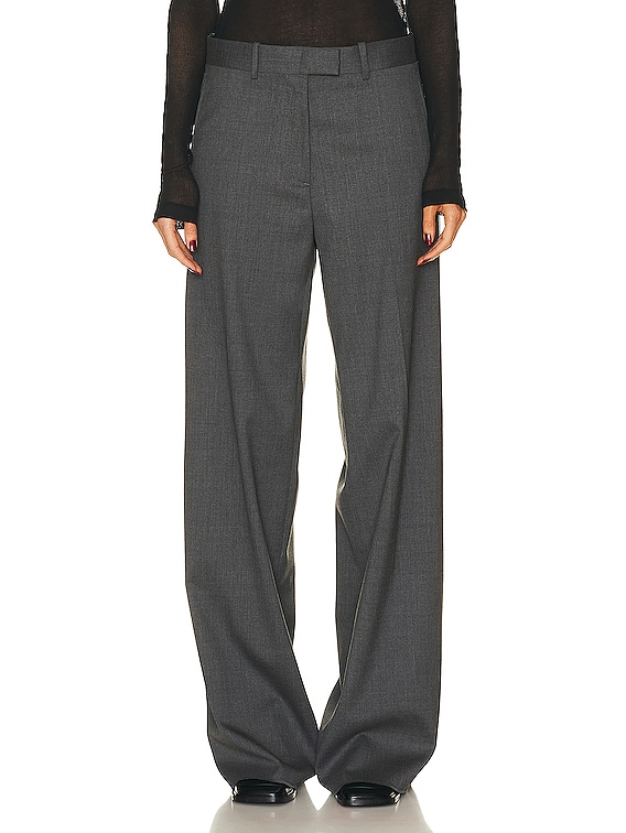 Raf Simons Wide Leg Pant in Grey | FWRD