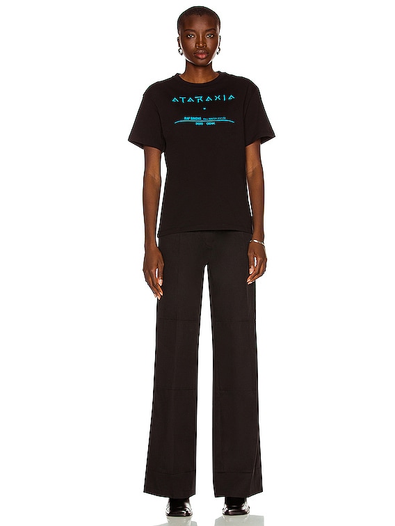 Raf Simons Regular Fit Ataraxia Tour T-Shirt in Black | FWRD