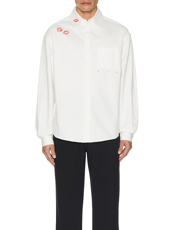 dress shirt with kisses Halloween fit