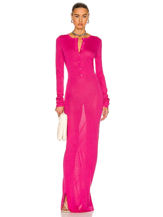 ciaran maxi dress RTA Ciaran Maxi Dress in Fuchsia