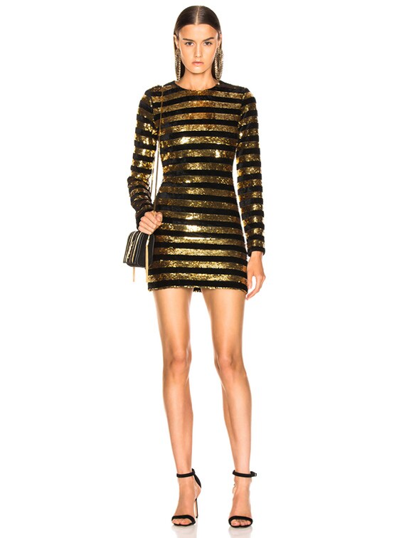 Stargirl Crystal Dress - Gold