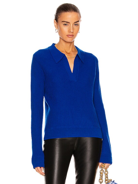 RtA Amalia Cashmere Sweater in Blue