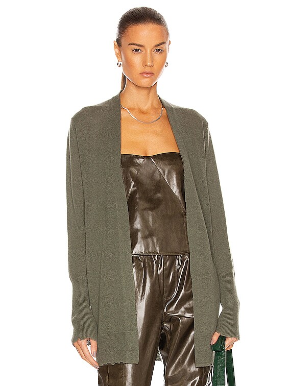 RTA Serge Cashmere Cardigan in Olive | FWRD RTA Serge Cashmere Cardigan in Olive | FWRD