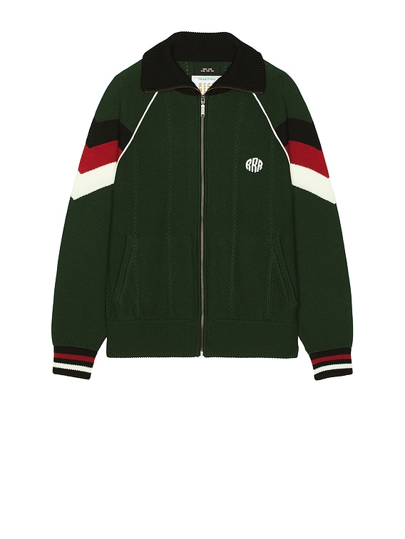 Knitted Zip Track Jacket