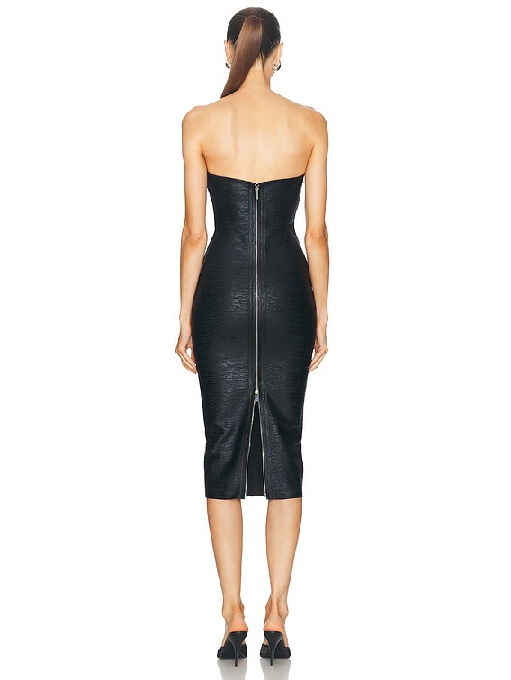 knee length dresses for ladies CHARLIZE MIDI DRESS — Court & Spark Boutique main image 1