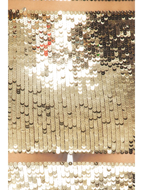 retrofete for FWRD Desi Sequin Dress in Gold | FWRD