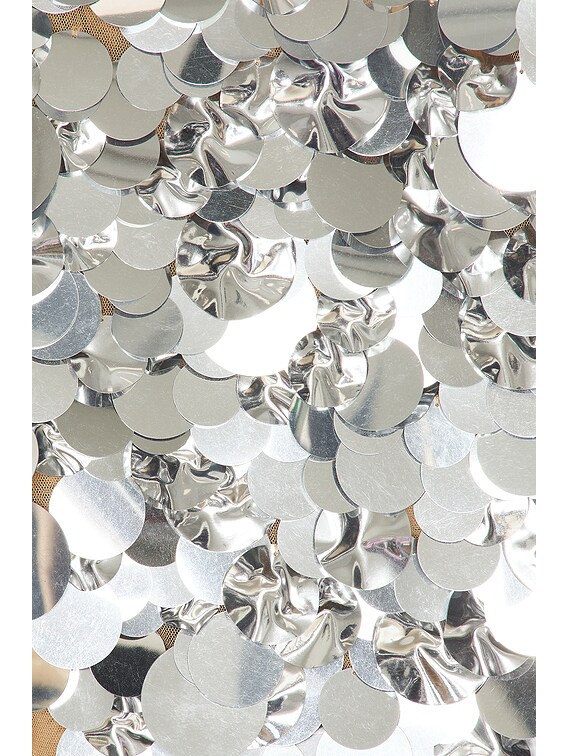 retrofete Mischa Dress in Silver & Nude | FWRD