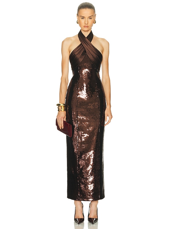 retrofete Tamra Dress in Tobacco
