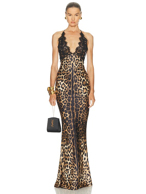 retrofete Rainey Dress in Leopard Print | FWRD