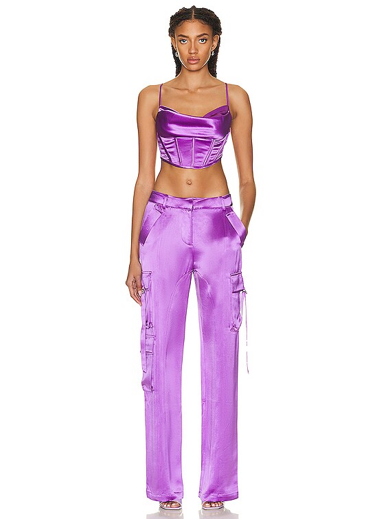 retrofete Celia Top in Orchid Purple | FWRD