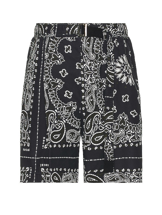 Sacai deals bandana shorts