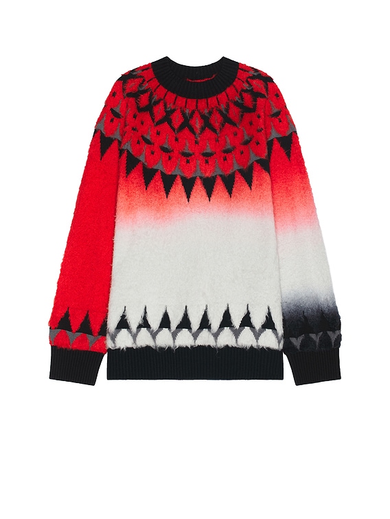 Sacai セーター - Red | FWRD Sacai セーター - Red | FWRD