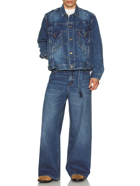 Levi's® X Sacai Men's Denim Jacket - Medium Wash | Levi's® US