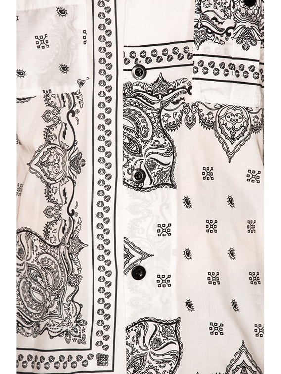 23SS✨sacai Bandana Print Shirt バンダナ柄 3 Sacai - Bandana Print Shirt | HBX - Globally Curated Fashion