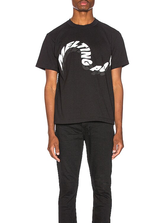 Sacai Melting Pot Tee in Black | FWRD