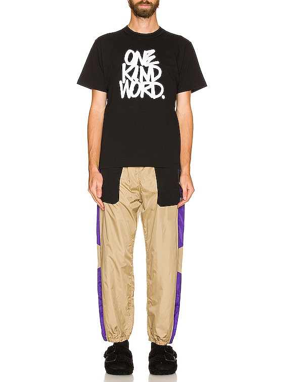 Sacai Eric Haze One Kind Word Tee in Black | FWRD