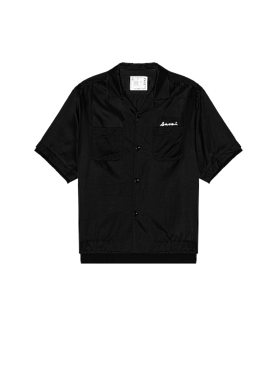 Cotton Twill Bowling Shirt