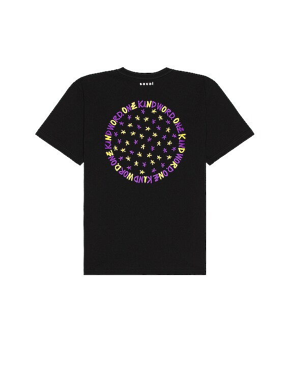 Sacai Eric Haze Circle Star T-shirt in Black | FWRD