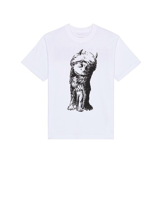 Sacai Where The Wild Things Are T-Shirt in White | FWRD