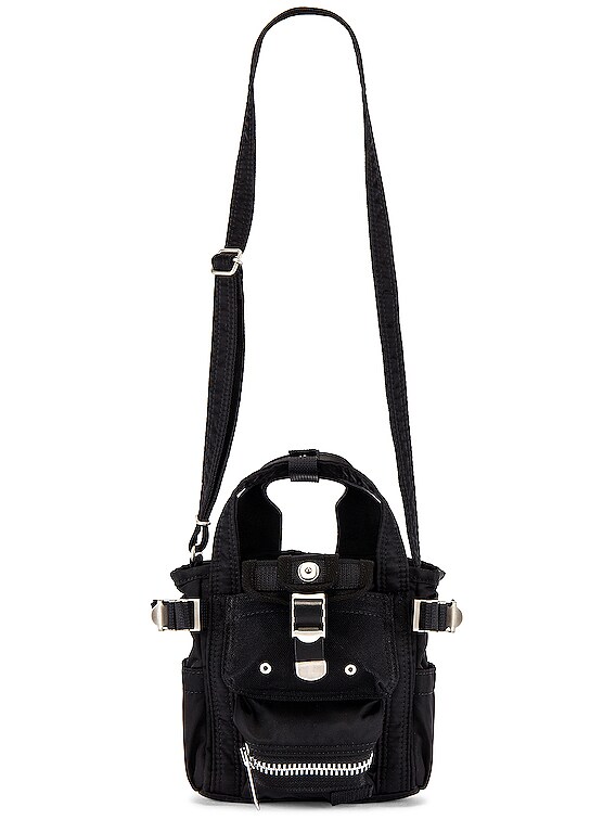 Sacai Porter Mini Tote in Black | FWRD
