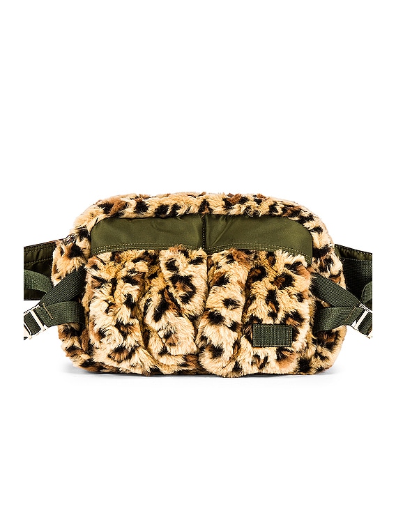 leopard waist bag