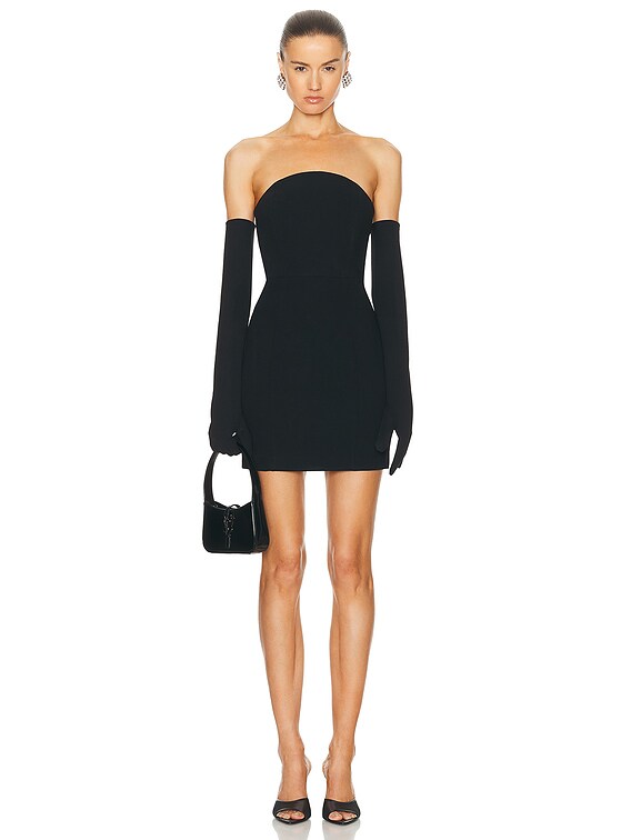 glove mini dress Jayde Velvet Glove Mini Dress