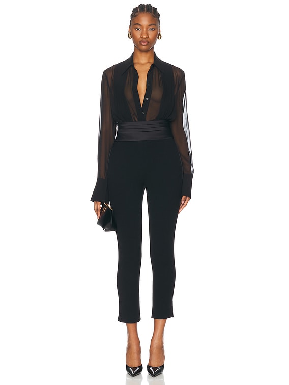 Meghan Panelled Silk Blouse