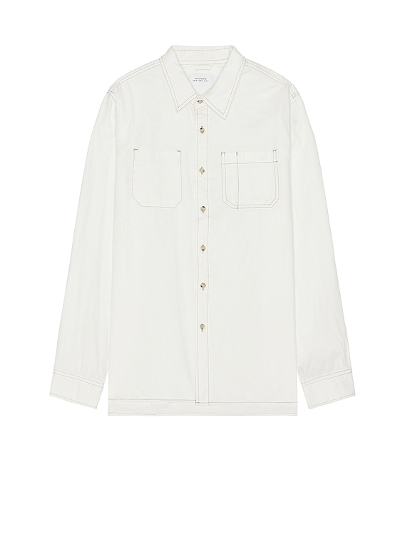 わ*1様 新品　saturdaysurfnyc 白　m Saturdays NYC（サタデーズ ニューヨークシティ） tシャツ Pigment