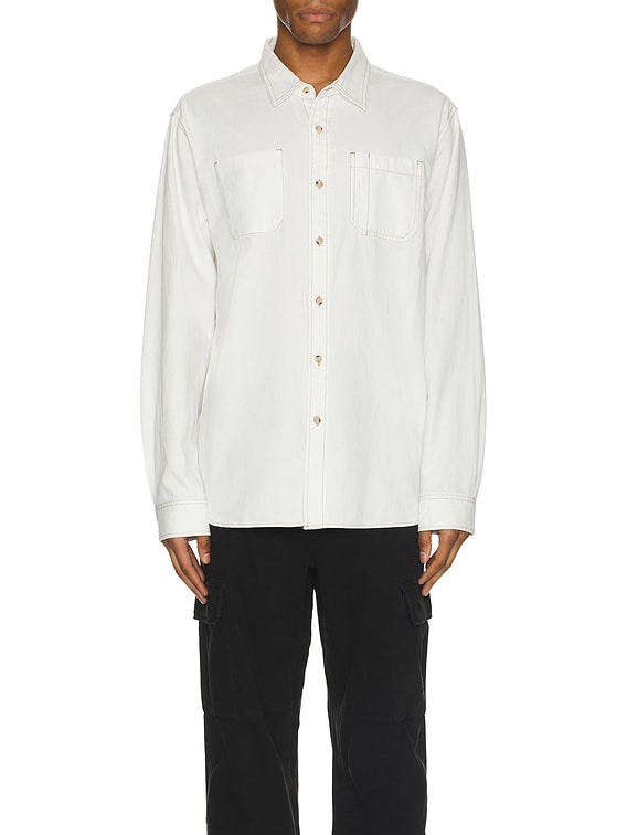 SATURDAYS NYC 襯衫於象牙白| FWRD