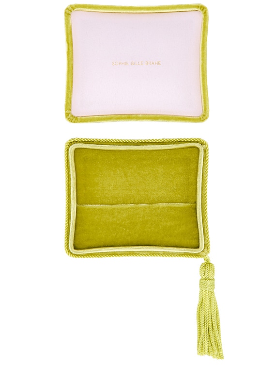 Sophie Bille Brahe Velvet Jewelry Box in Tulipe Jaune | FWRD