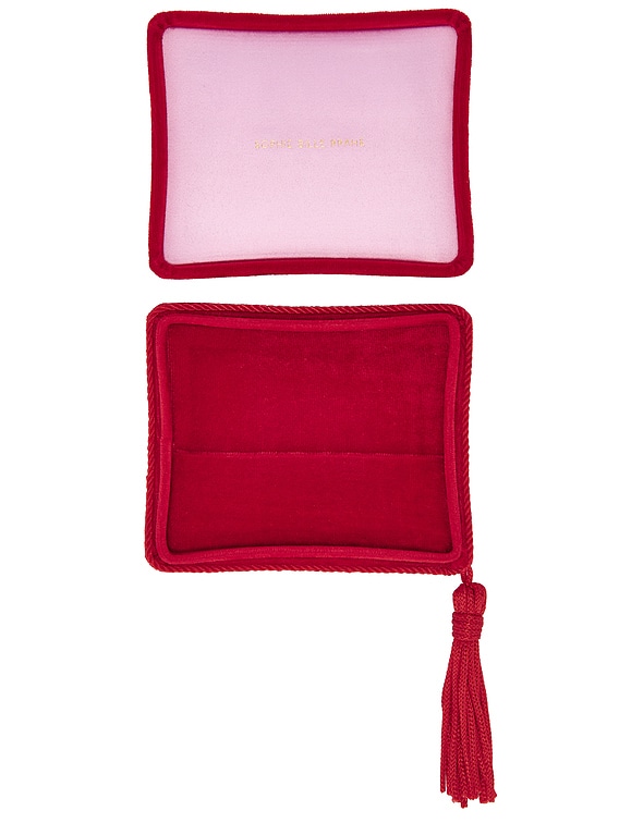 魅惑の宝石箱【sophie belle brahe】トレゾア グランデ レッド Sophie Bille Brahe Velvet Jewelry Box in Rouge Et Rose | FWRD
