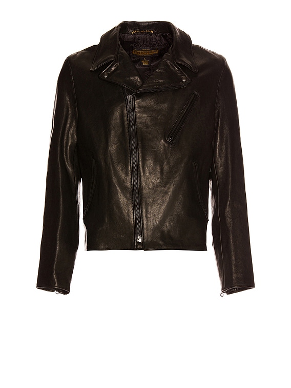 Schott Raven Lambskin Perfecto in Black | FWRD