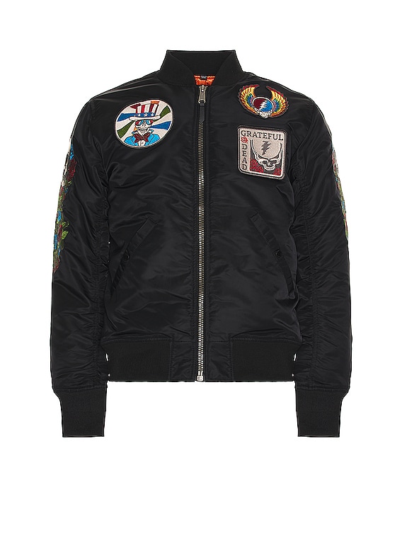 Schott NYC x Grateful Dead Tour Jacket in Black | FWRD