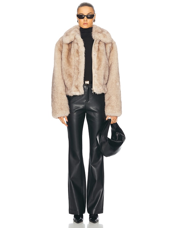 ★STAND STUDIO★ Lena Jacket Black 66354915589900 6635491558 Stand Studio Lena Faux-Fur Jacket In 89900 Black - 51% Off