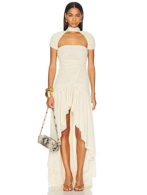 SIEDRES Roxy Dress in Ecru | FWRD SIEDRES Roxy Dress in Ecru | FWRD