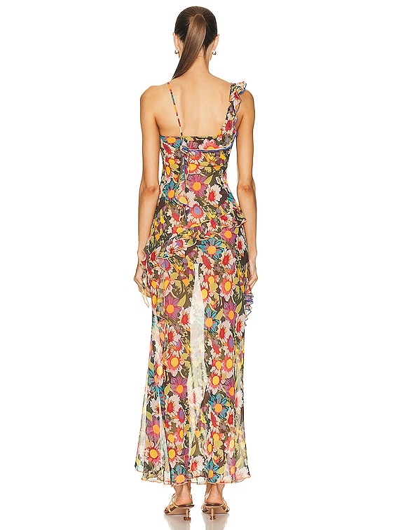 siedrs monica ruffled glittered organza maxi dress MONICA