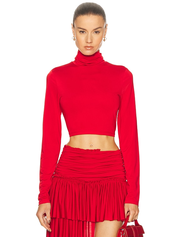 SIEDRES Georgie Top in Red | FWRD