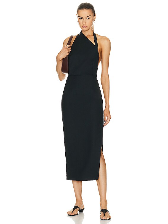 knee length dresses for ladies St. Agni | Sculpted Cotton Strapless Dress