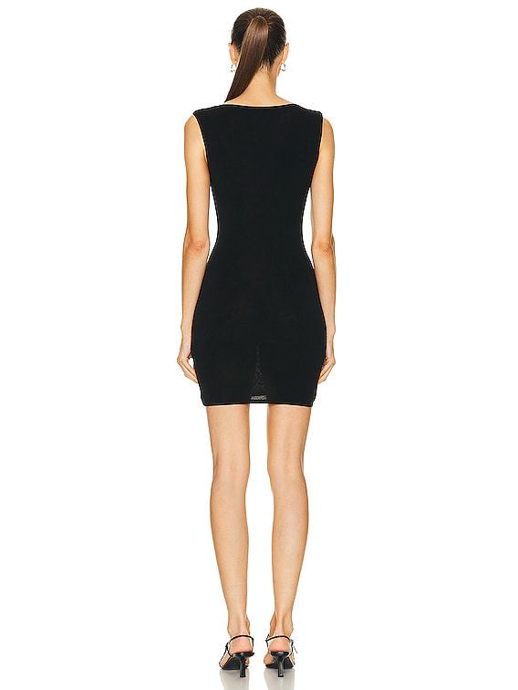 St. Agni Vas Knit Mini Dress in Black | FWRD