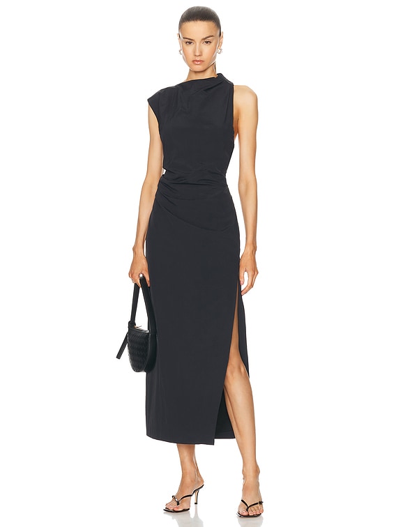 st agni asymmetric dress St. Agni | Asymmetric Slip Dress