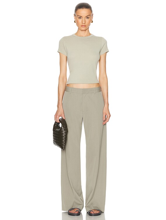 St. Agni CARTER パンツ - Moss Grey | FWRD 