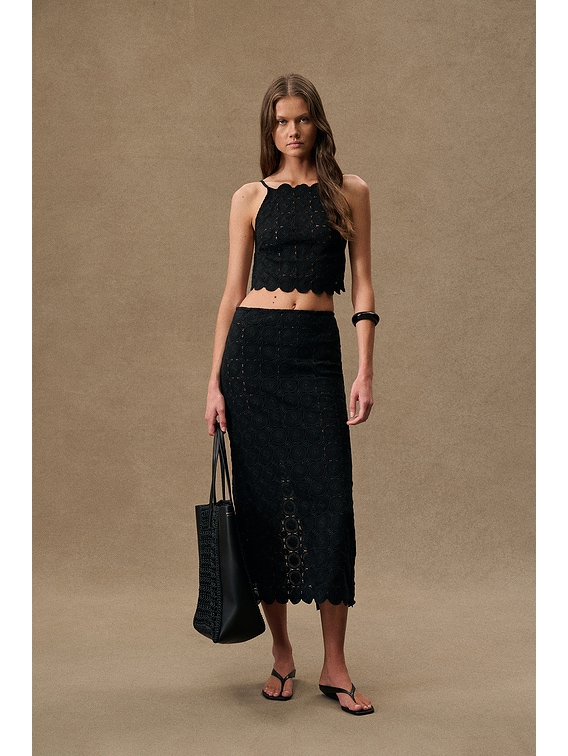 For Fwrd Doily Column Skirt