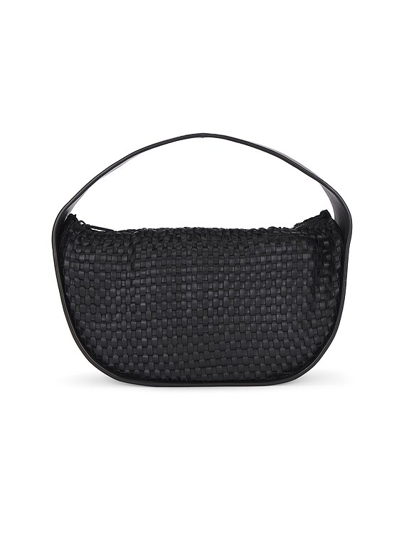 ★St. Agni★ ブラック Petit Arc ウーブン バッグ St. Agni Woven Petit Arc Bag in Black | FWRD