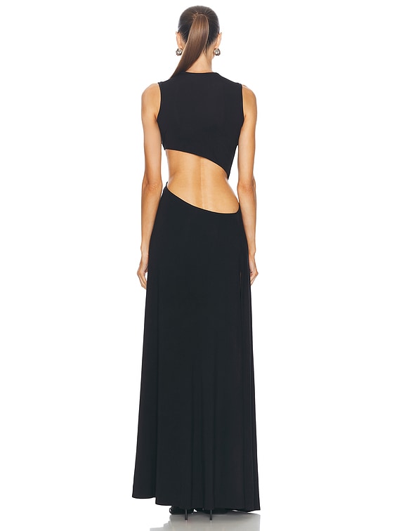 Twisted Cutout Maxi Dress