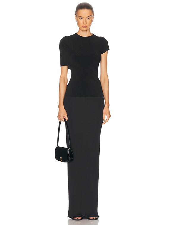 Sid Neigum Radial Seam Top in Black | FWRD